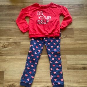 New Without Tags Carter's Valentine's Outfit SEE SIZES! Pants 10 and Shirt 12